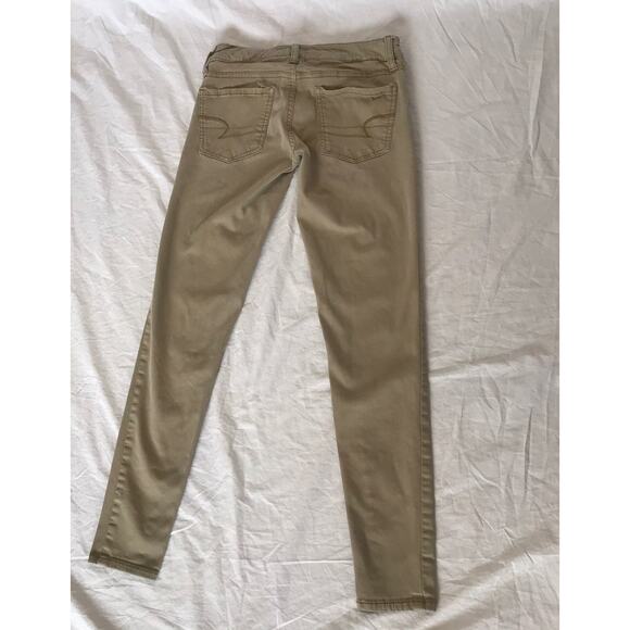 American‎ eagle tan jegging super stretch 00short - Picture 7 of 11